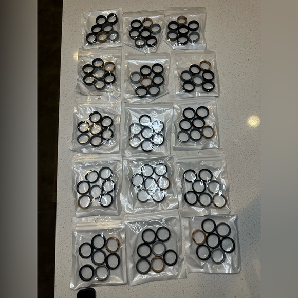 Men’s Silicone Rings Set-Size 11 (includes 7 rings in each bag) - Picture 2 of 4